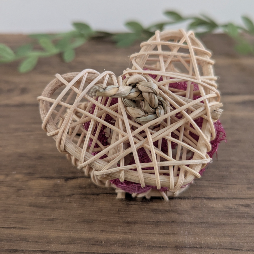 Heart loofah sandwiche