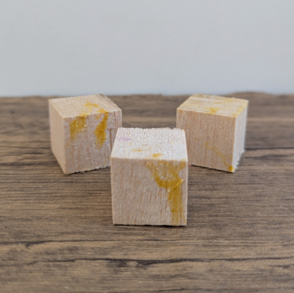 Mango flavour balsa chews