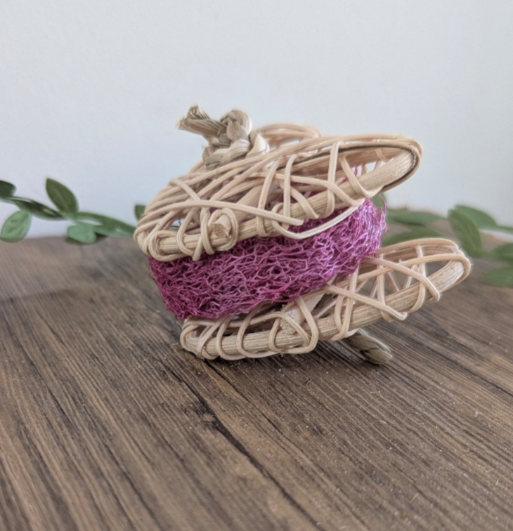Heart loofah sandwiche