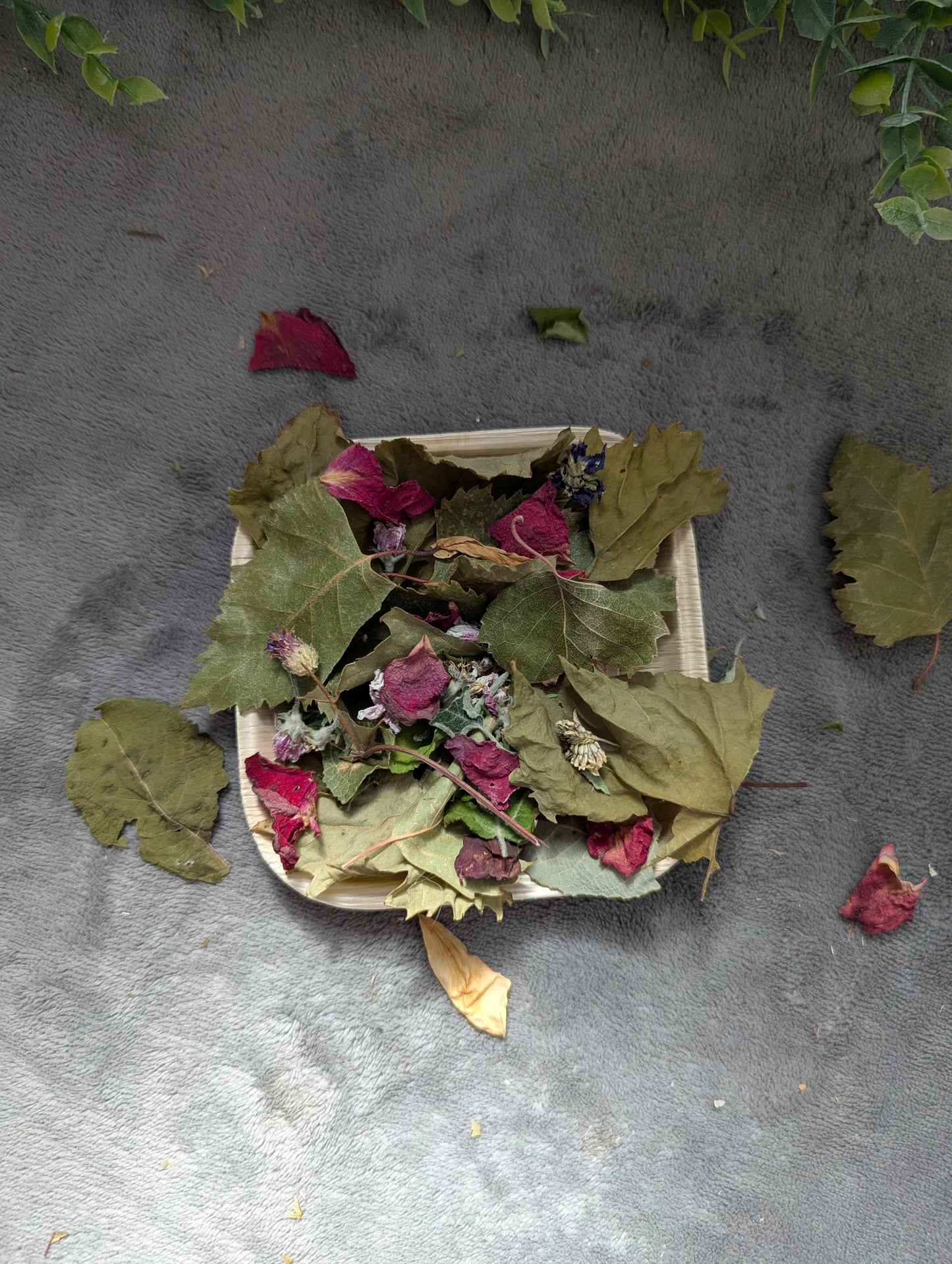 Mixed forage snack tray