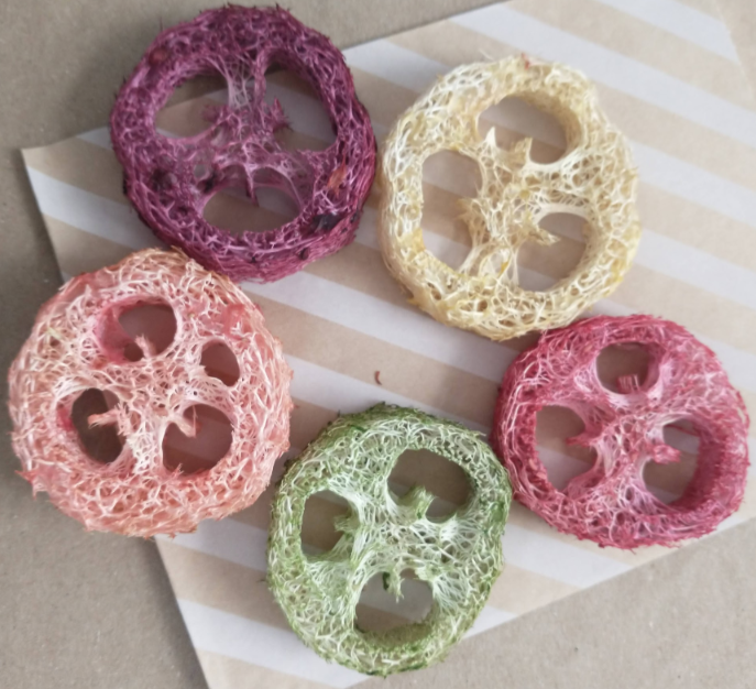 5 pack Flavoured loofah slices
