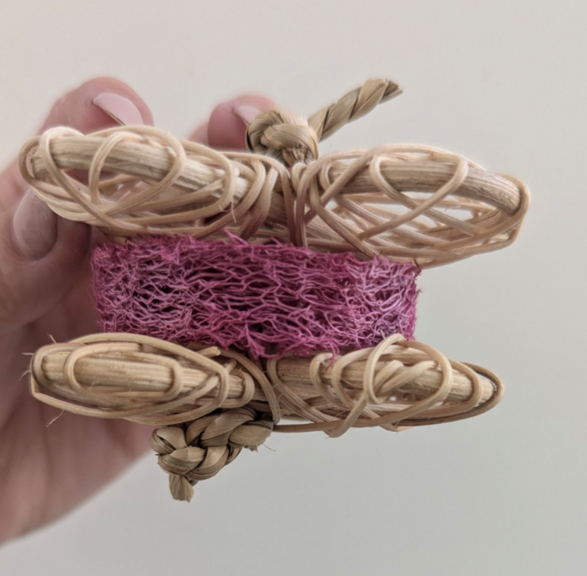 Heart loofah sandwiche