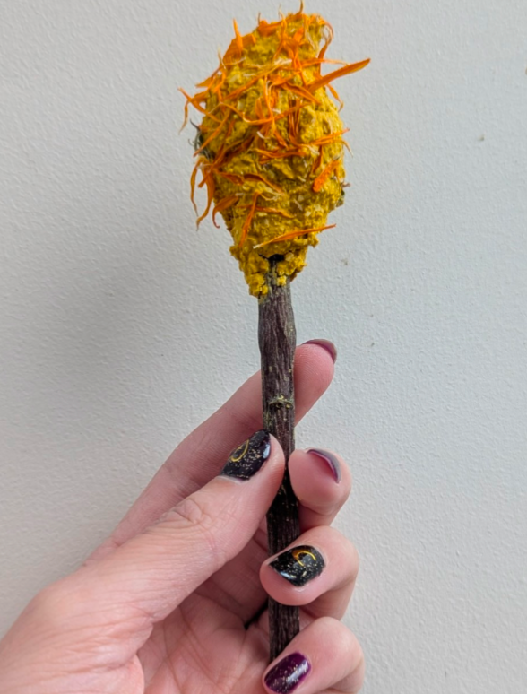 Fire torch chew toy treat