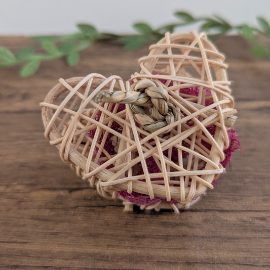 Heart loofah sandwiche