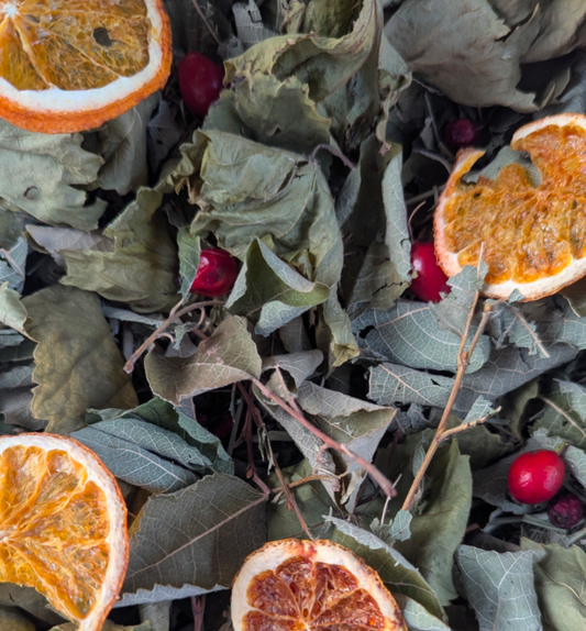 Christmas themed forage mix